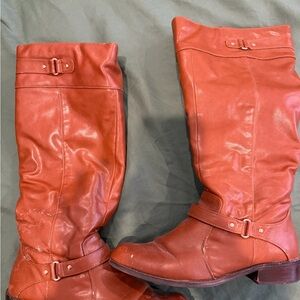 Stylish Brown Over the Knee Boots